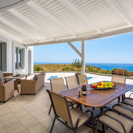 Villa Zafira - Seaview Manor With Heated Pool Kallithéa Buitenkant foto
