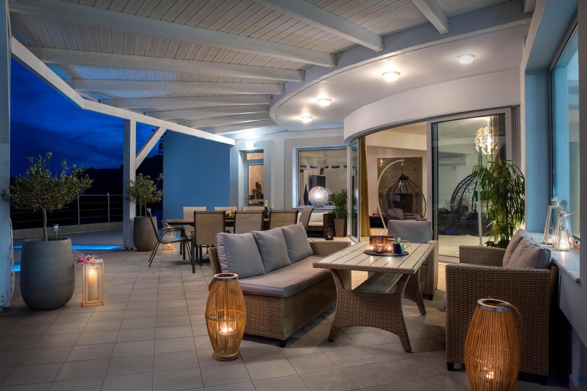 Villa Zafira - Seaview Manor With Heated Pool Kallithéa Buitenkant foto
