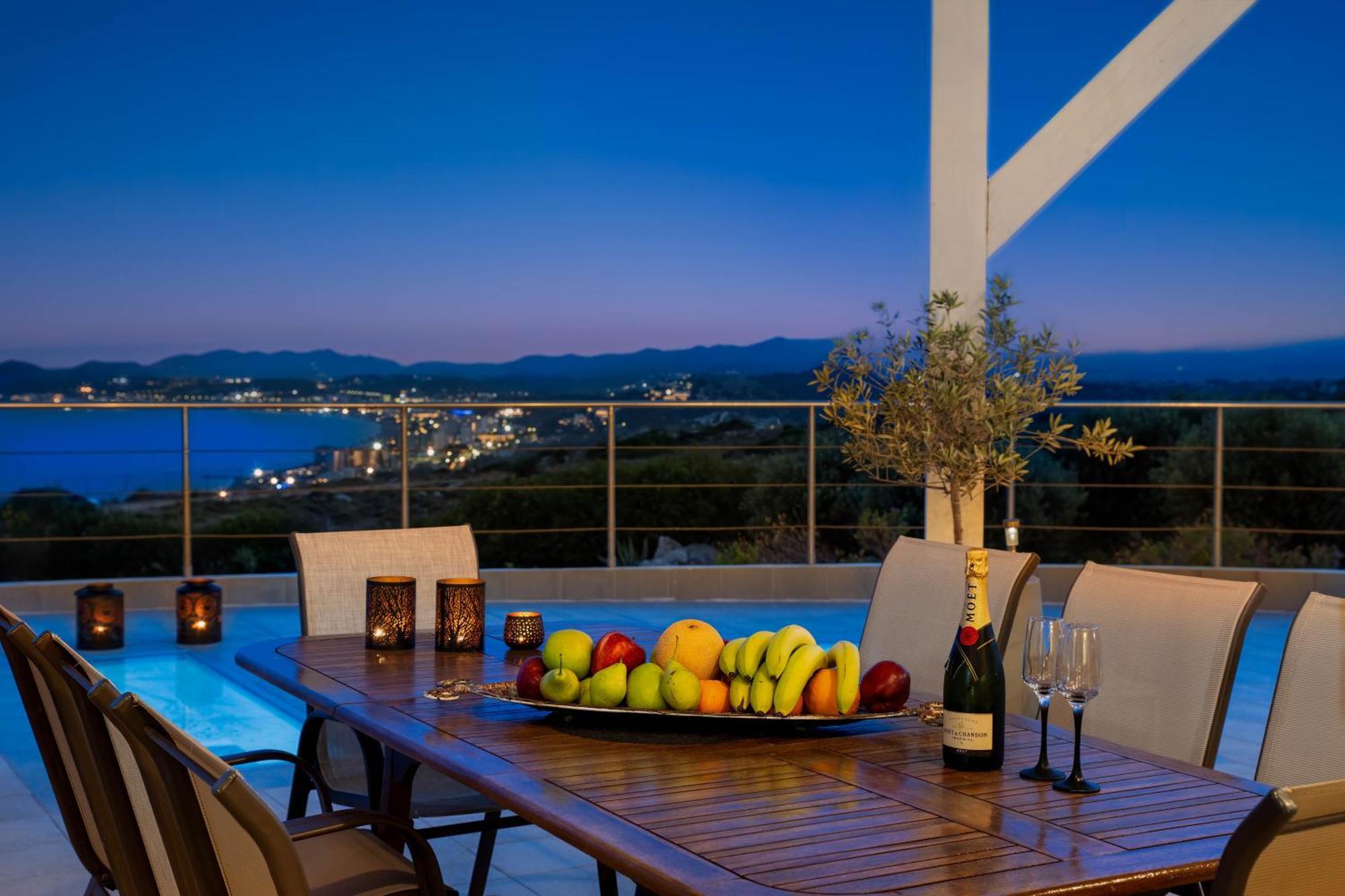 Villa Zafira - Seaview Manor With Heated Pool Kallithéa Buitenkant foto